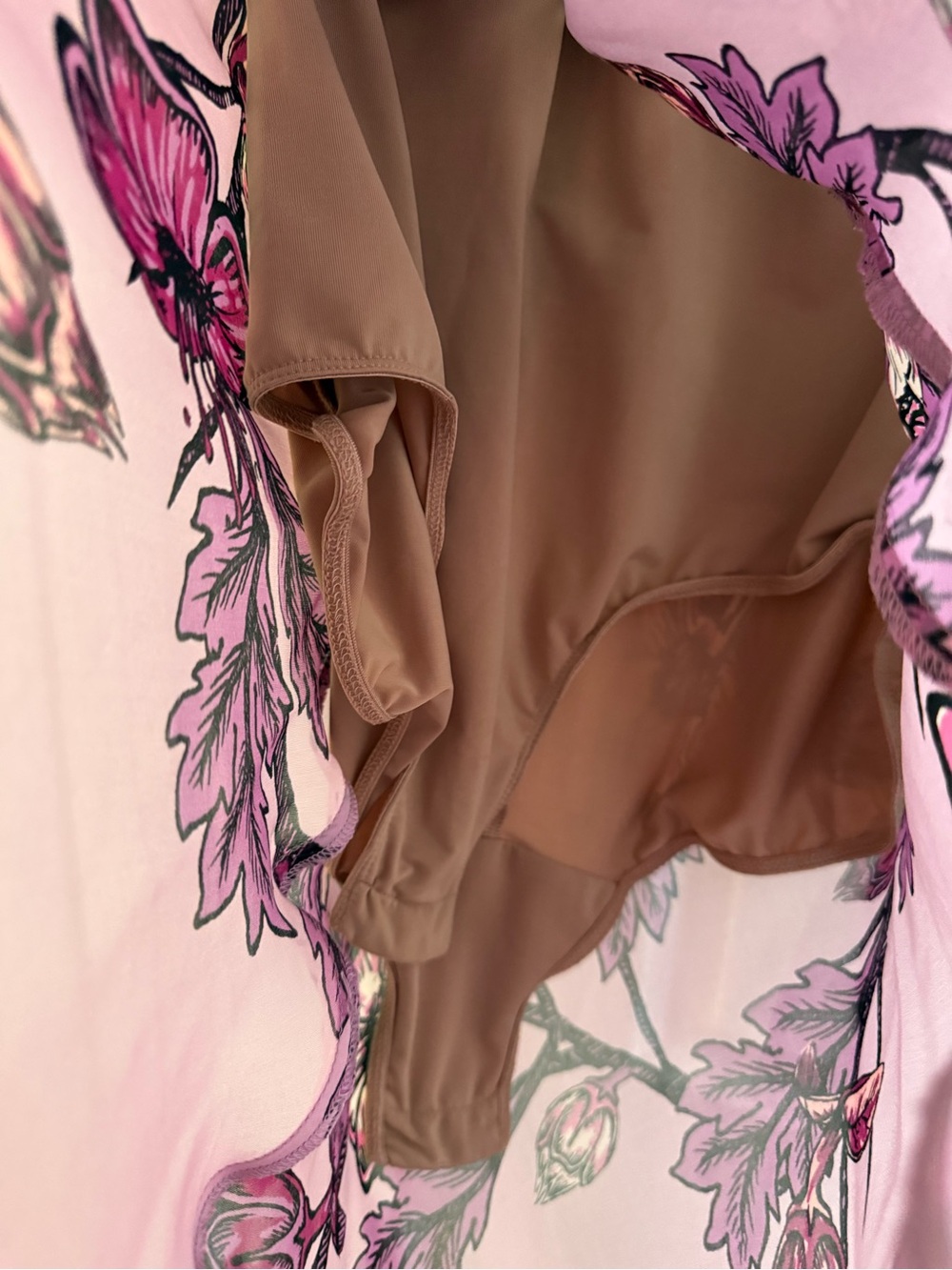 For Love & Lemons Floral Appliqué Lavender Maxi Dress - Picture 7 of 12